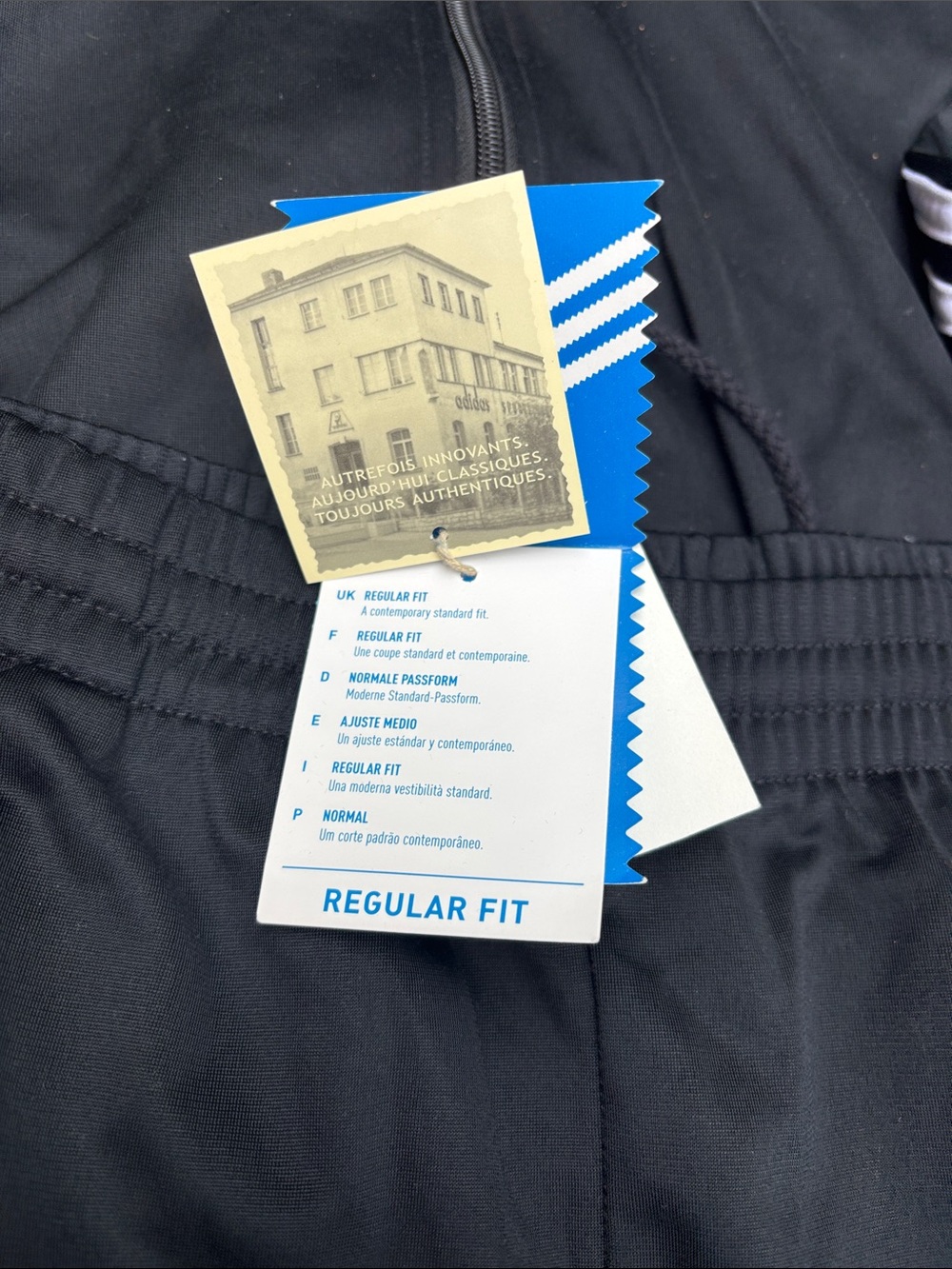 Original RUN D MC ADIDAS Black Track Jacket and Pants Set with White Stripes - Picture 4 of 5